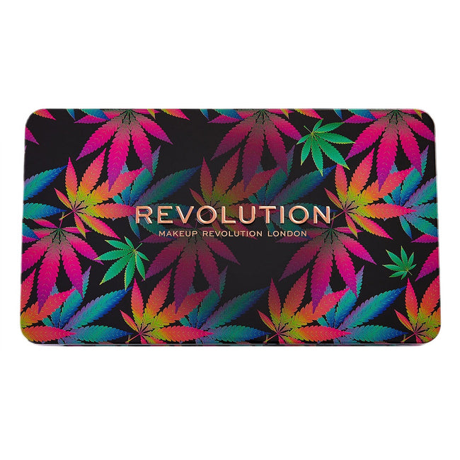 Makeup Revolution Forever Flawless Good Vibes Eyeshadow Palette paleta cieni do powiek Chilled 19.8g