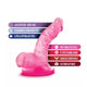 Blush Naturally Yours 4Inch Mini Cock dildo z przyssawką Pink