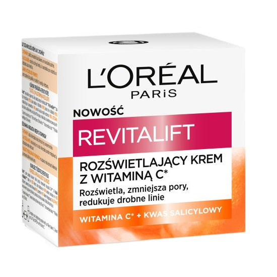 L'Oreal Paris Revitalift rozświetlający krem z witaminą C 50ml