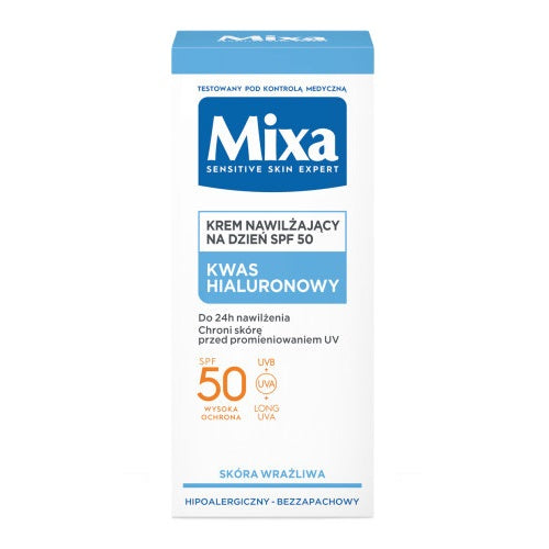 MIXA Krem nawilżający na dzień SPF50 50ml