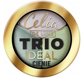 Celia De Luxe Trio Ideal prasowane cienie do powiek 302 4g