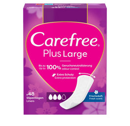 Carefree Plus Large wkładki higieniczne świeży zapach 48szt.