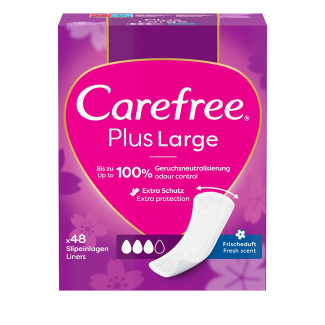 Carefree Plus Large wkładki higieniczne świeży zapach 48szt.