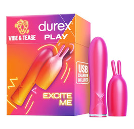 Durex Play Vibe & Tease 2in1 wibrator ze stymulującą końcówką