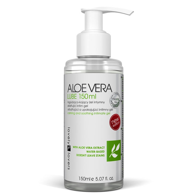 Lovely Lovers Aloe Vera Lube kojąco-łagodzący żel intymny z aloesem 150ml