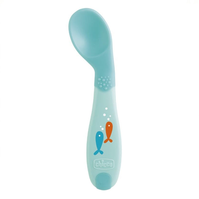 Chicco Baby's First Spoon pierwsza łyżeczka 8m+ Niebieska