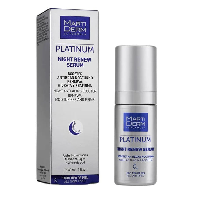 Martiderm Platinum Night Renew serum do twarzy na noc 30ml