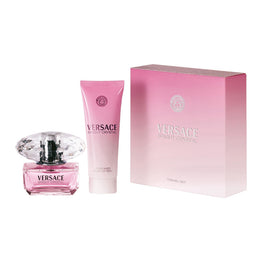 Versace Bright Crystal zestaw woda toaletowa spray 50ml + balsam do ciała 100ml