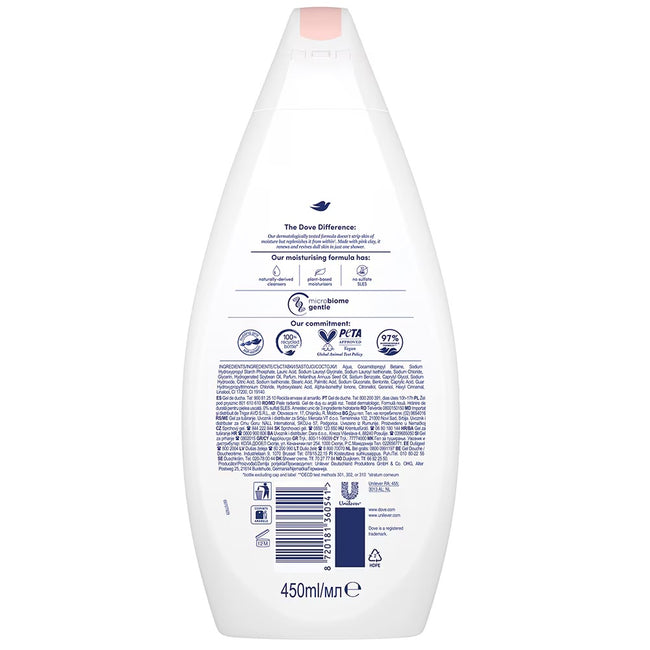 Dove Renewing Glow Pink Clay żel pod prysznic 450ml