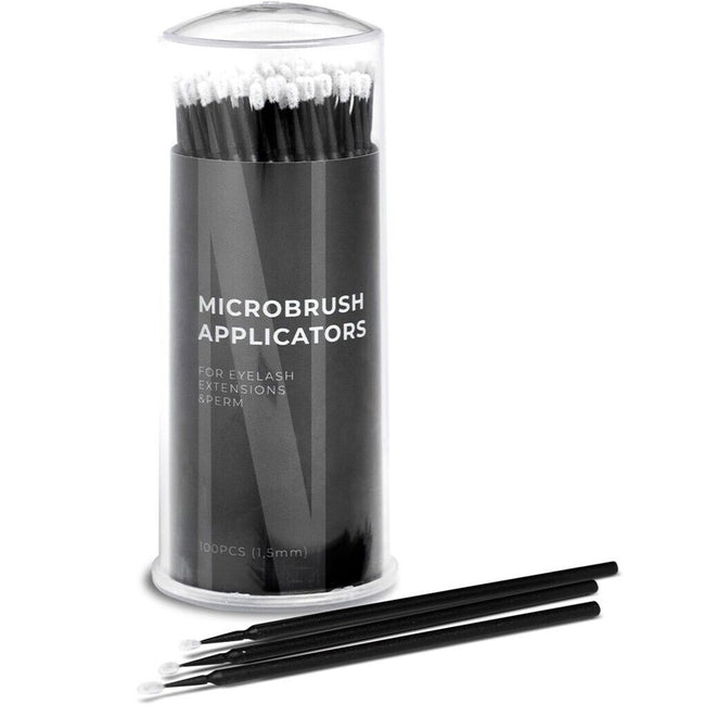 Nanolash Microbrush Applicators bezwłókienkowe aplikatory do rzęs 1.5mm 100szt.