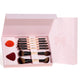 JESSUP Peach Dust Perfection Beauty Kit zestaw dwustronnych pędzli do makijażu 7szt. + gąbeczki do makijażu 2szt. T506