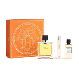 Hermes Terre D'Hermes zestaw perfumy spray 75ml + perfumy spray 15ml + żel pod prysznic 40ml