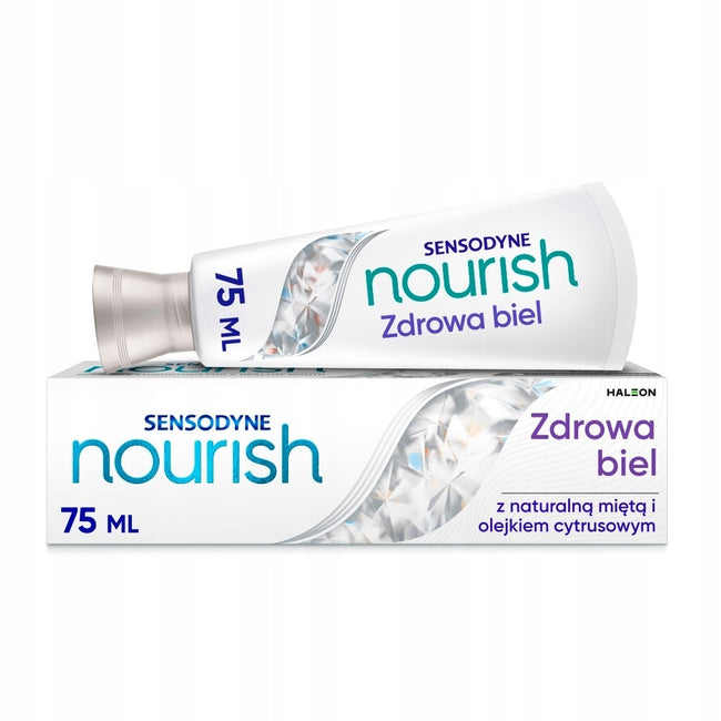 Sensodyne Nourish Zdrowa Biel pasta do zębów z fluorkiem 75ml