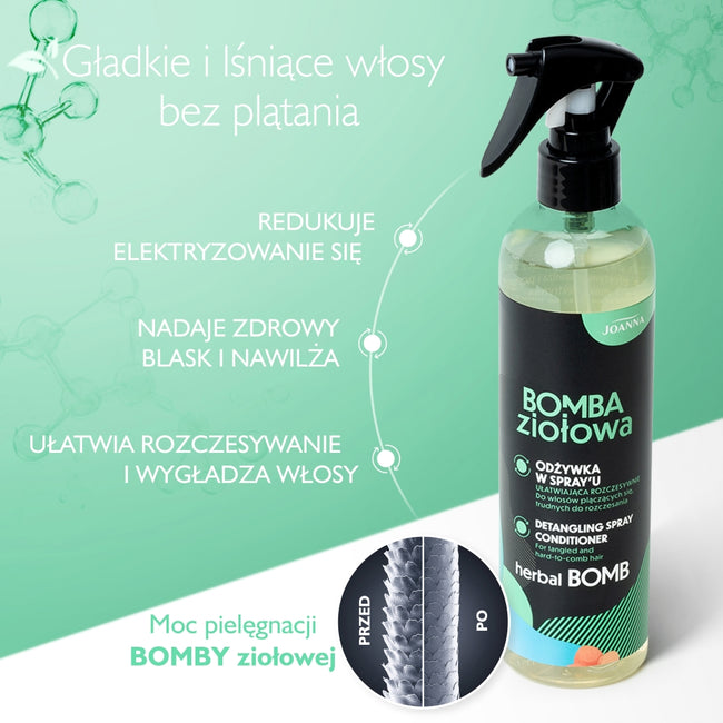 Joanna Bomba Ziołowa odżywka w sprayu ułatwiająca rozczesywanie 300ml