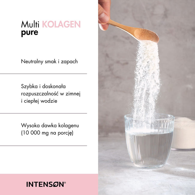 Intenson Multi Kolagen Pure 5 typów kolagenu suplement diety 300g