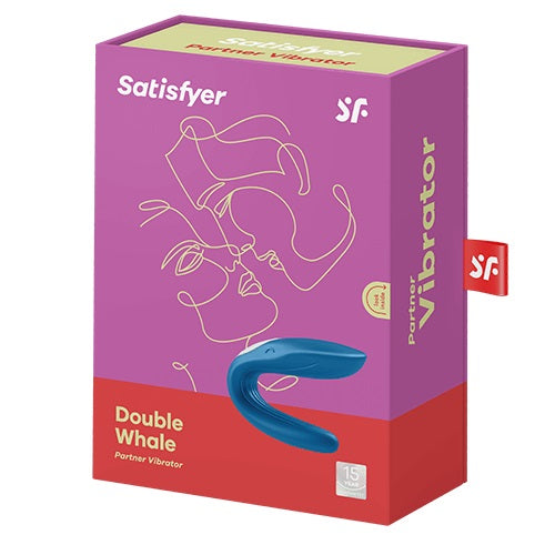 Satisfyer Double Whale wibrator dla par Blue