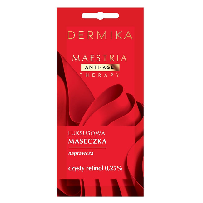 Dermika Maestria Anti-Age Therapy luksusowa maseczka naprawcza czysty retinol 0.25% 7g