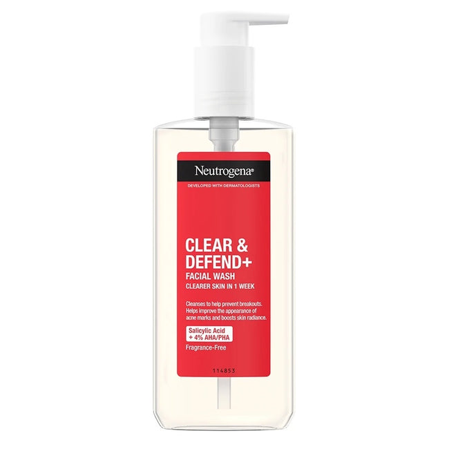 Neutrogena Clear & Defend+ żel do mycia twarzy 200ml