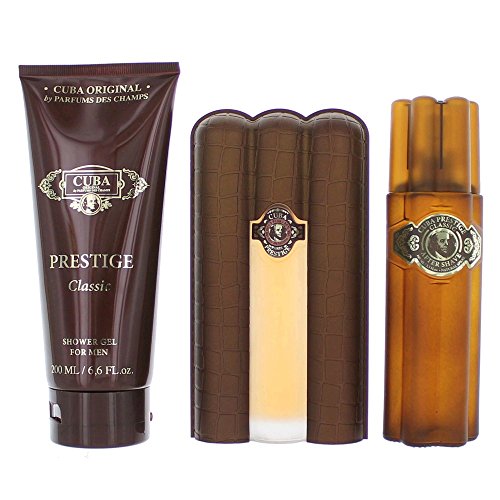 Cuba Original Cuba Prestige Classic zestaw woda toaletowa spray 90ml + żel pod prysznic 200ml + woda po goleniu 100ml