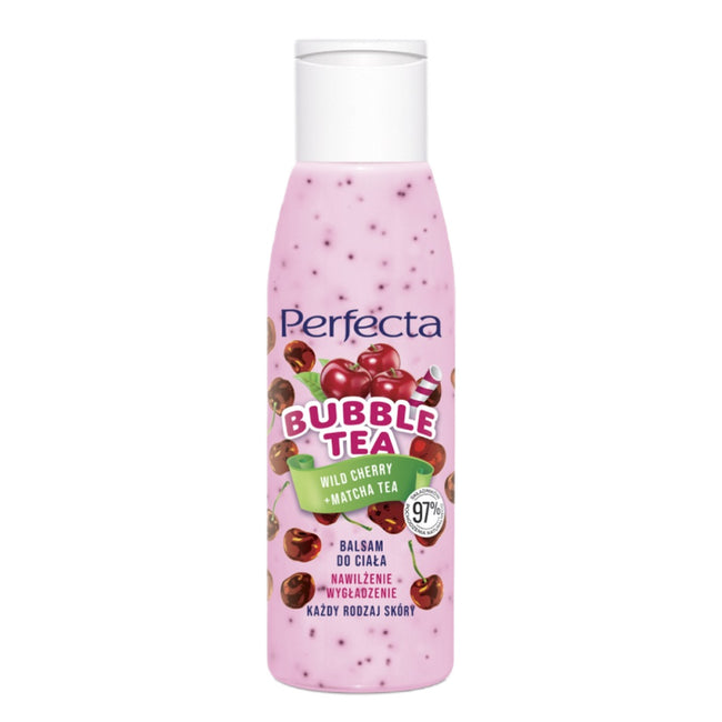 Perfecta Bubble Tea balsam do ciała Wild Cherry + Matcha Tea 100ml