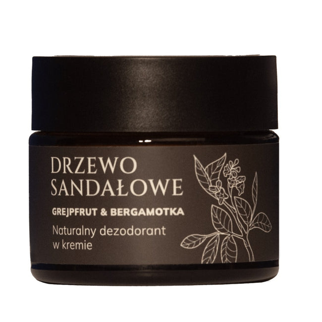 Mglife Drzewo Sandałowe naturalny dezodorant w kremie Grejpfrut & Bergamotka 50ml