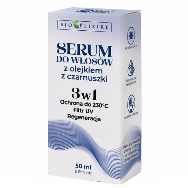 BIOELIXIRE Serum do włosów z olejkiem z czarnuszki 3w1 50ml