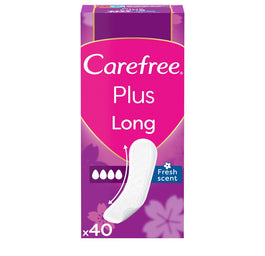 Carefree Plus Long wkładki higieniczne Fresh Scent 40szt.