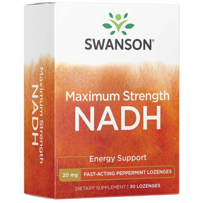 Swanson Maximum Strength NADH Fast-Acting 20 mg suplement diety 30 tabletek