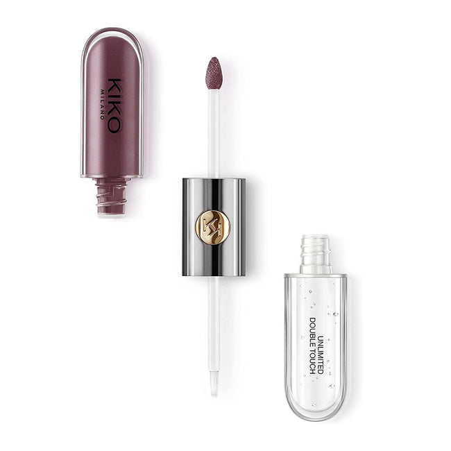 KIKO Milano Unlimited Double Touch dwuetapowa płynna pomadka do ust 123 Satin Grape 6ml