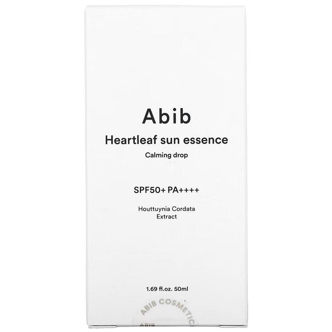 Abib Heartleaf Sun Essence Calming Drop SPF50+ PA++++ przeciwsłoneczna esencja do twarzy 50ml