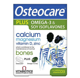 Vitabiotics Osteocare Plus Omega-3 & Soy Isoflavones suplement diety 84 tabletek/kapsułek