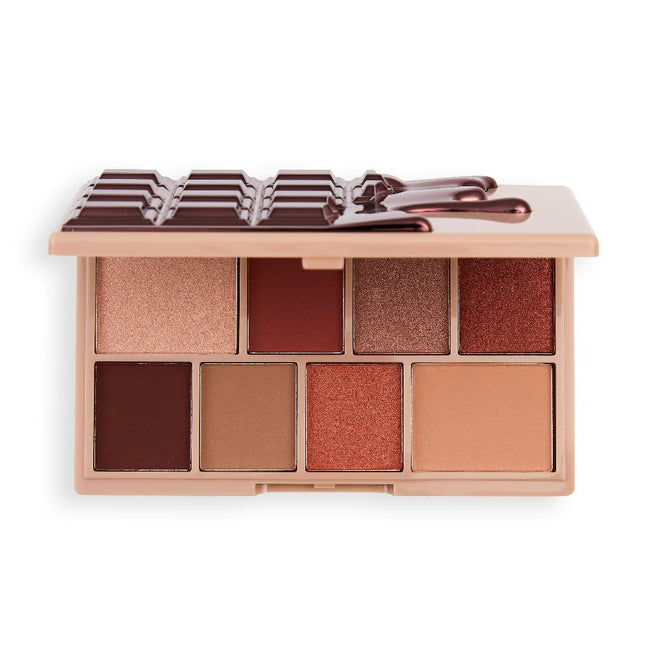 Makeup Revolution I Heart Revolution Mini Chocolate Eyeshadow Palette mini paletka cieni do powiek Hazelnut Cream 10.2g