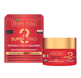 Bielenda Super Trio intensywnie nawilżający krem przeciwzmarszczkowy 40+ 50ml