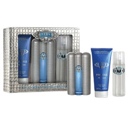 Cuba Original Cuba Prestige Platinum zestaw woda toaletowa spray 90ml + żel pod prysznic 200ml + woda po goleniu 100ml