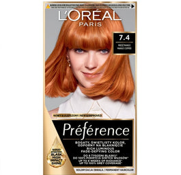 L'Oreal Paris Preference farba do włosów 7.4 Miedź Mango