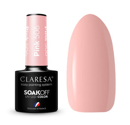 Claresa Soak Off UV/LED Pink lakier hybrydowy 506 5g