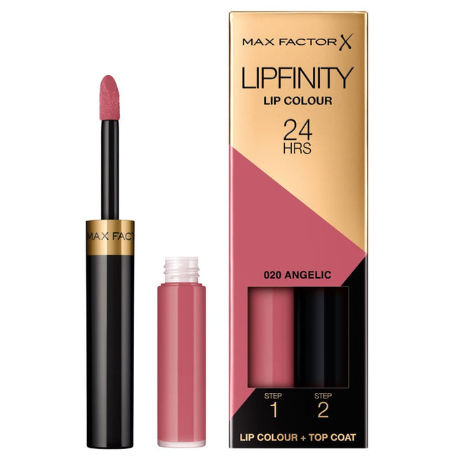 Max Factor Lipfinity Lip Colour dwufazowa pomadka w płynie o długotrwałym efekcie 020 Angelic