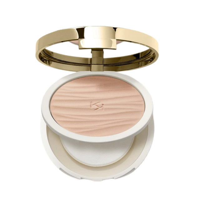 KIKO Milano Gold Reflections Summerproof Powder Foundation SPF50 matujący podkład w pudrze 05 Almond 9g