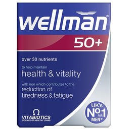 Vitabiotics Wellman 50+ suplement diety dla mężczyzn po 50. roku życia 30 tabletek