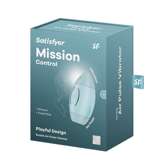 Satisfyer Mission Control powietrzny stymulator łechtaczki Blue