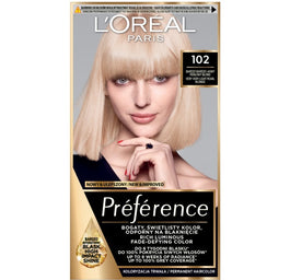 L'Oreal Paris Preference farba do włosów 102 Bardzo Bardzo Jasny Perłowy Blond