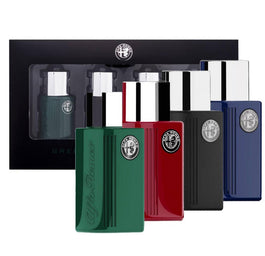 Alfa Romeo Mini Gift Set zestaw Green woda toaletowa 15ml + Black woda toaletowa 15ml + Blue woda toaletowa 15ml + Red woda toaletowa 15ml