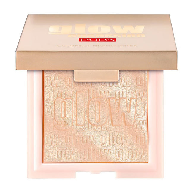 Pupa Milano Glow Obsession Compact Highlighter rozświetlacz w kompakcie 100 Light Gold 6g