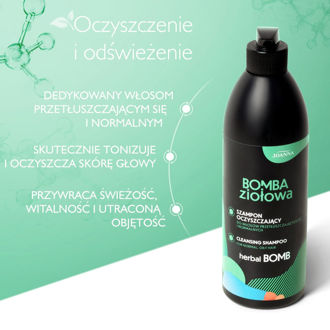 Joanna Bomba Ziołowa szampon oczyszczający 500ml