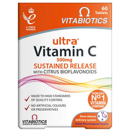 Vitabiotics Ultra Vitamin C 500mg suplement diety 60 tabletek