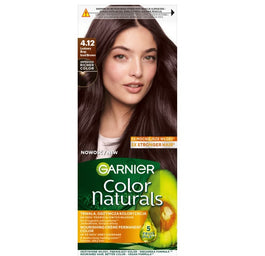 Garnier Color Naturals odżywcza farba do włosów 4.12 Lodowy Brąz