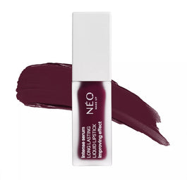 NEO MAKE UP Intense Serum Long Lasting Liquid Lipstick długotrwała pomadka do ust w płynie 10 Plum Burgund 5ml