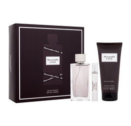 Abercrombie&Fitch First Instinct Man zestaw woda toaletowa spray 100ml + woda toaletowa 15ml + żel pod prysznic 200ml