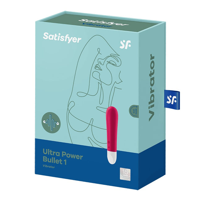 Satisfyer Ultra Power Bullet 1 stymulator łechtaczki Red