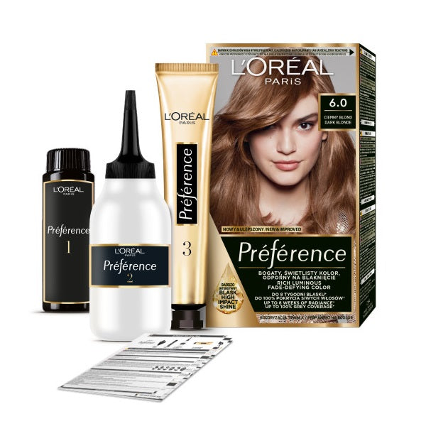 L'Oreal Paris Preference farba do włosów 6.0 Dark Blonde